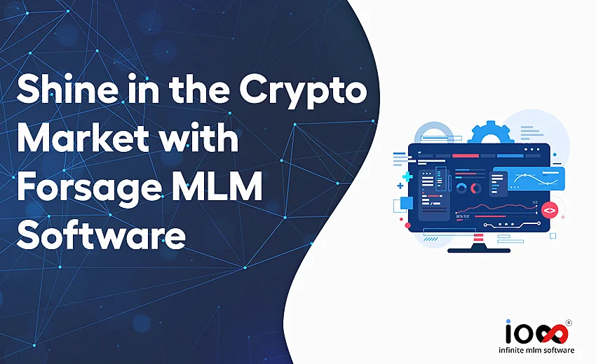 crypto market with forsage mlm software blog banner