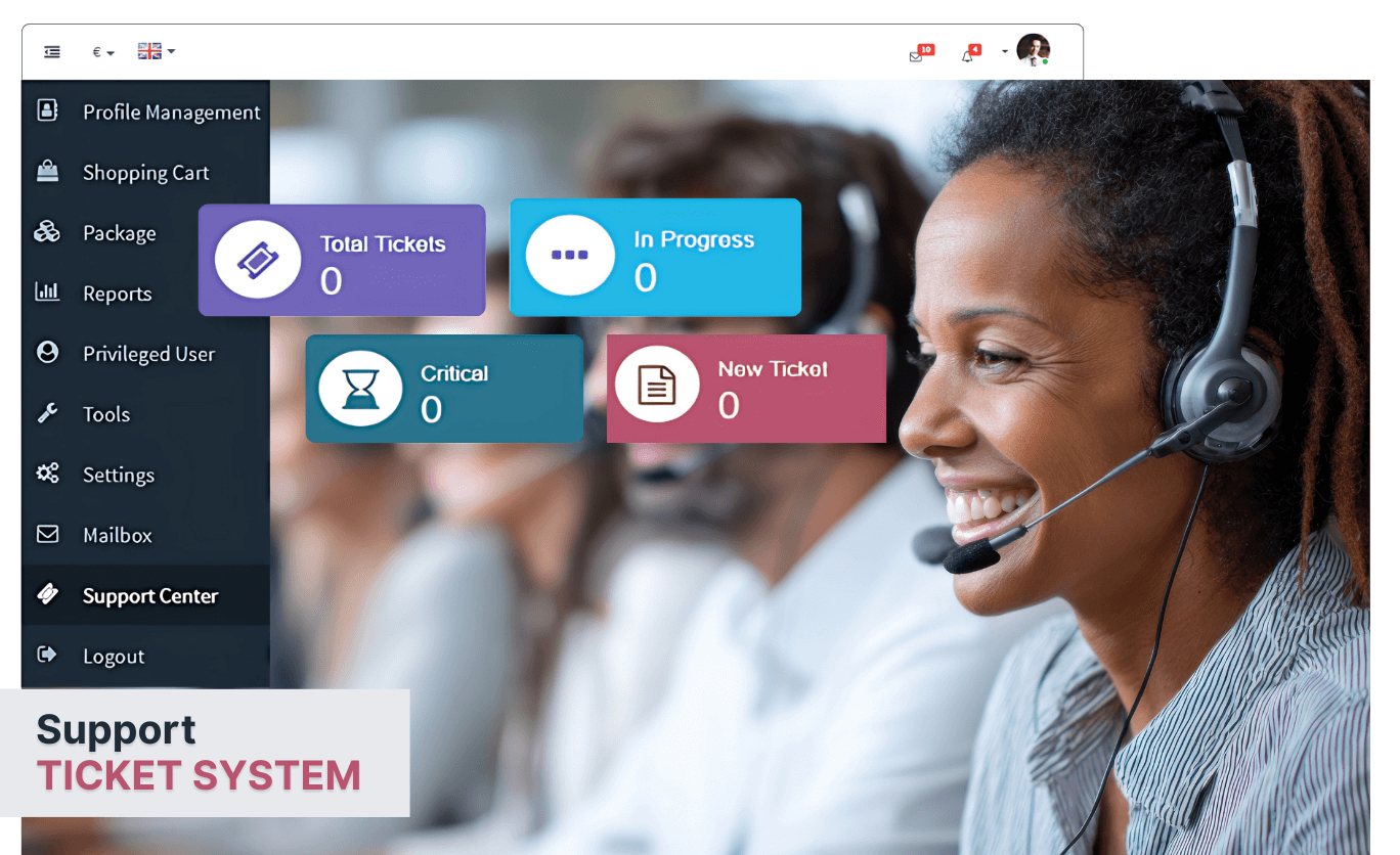MLM Support Ticket System
