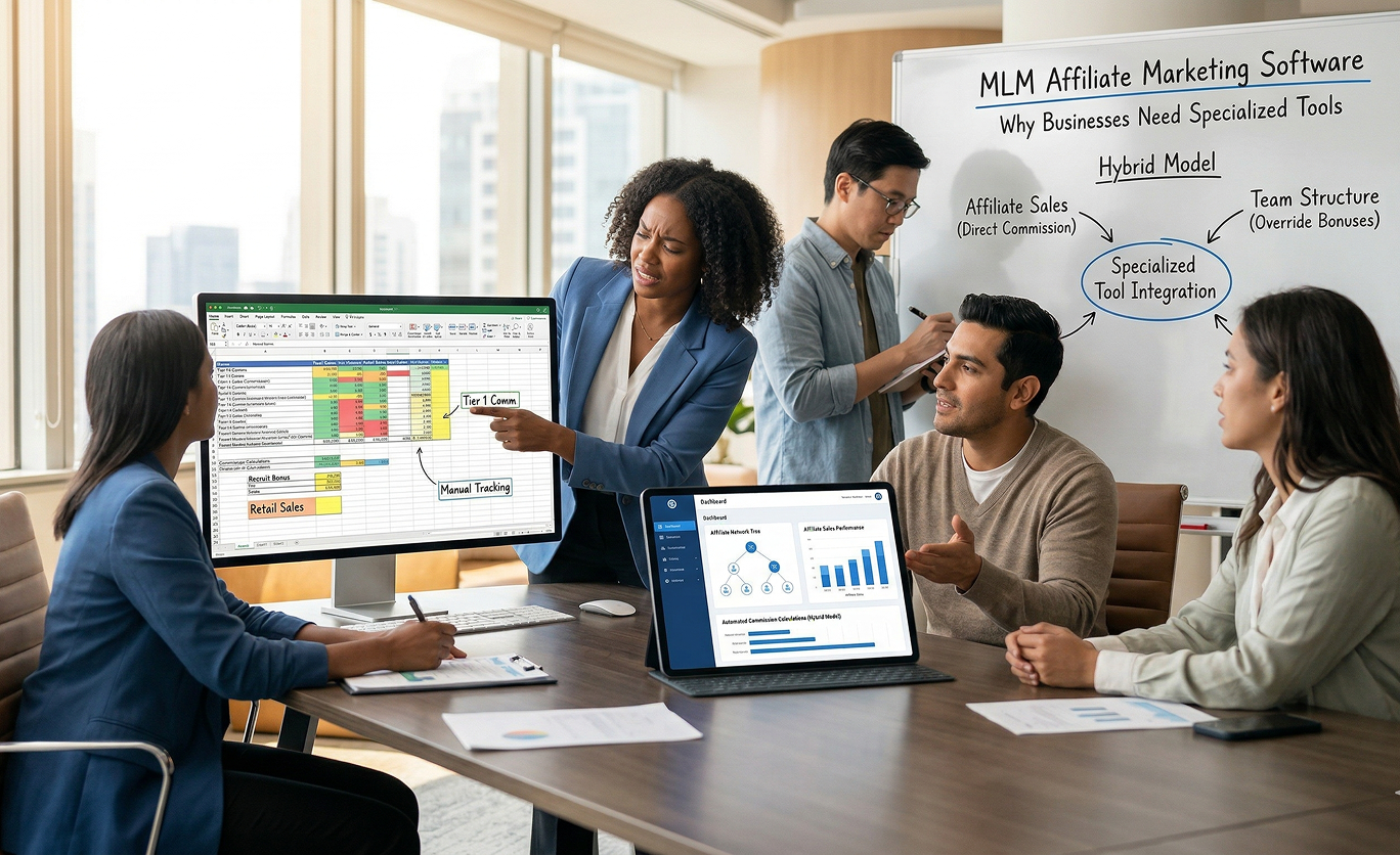 hybrid MLM affiliate model