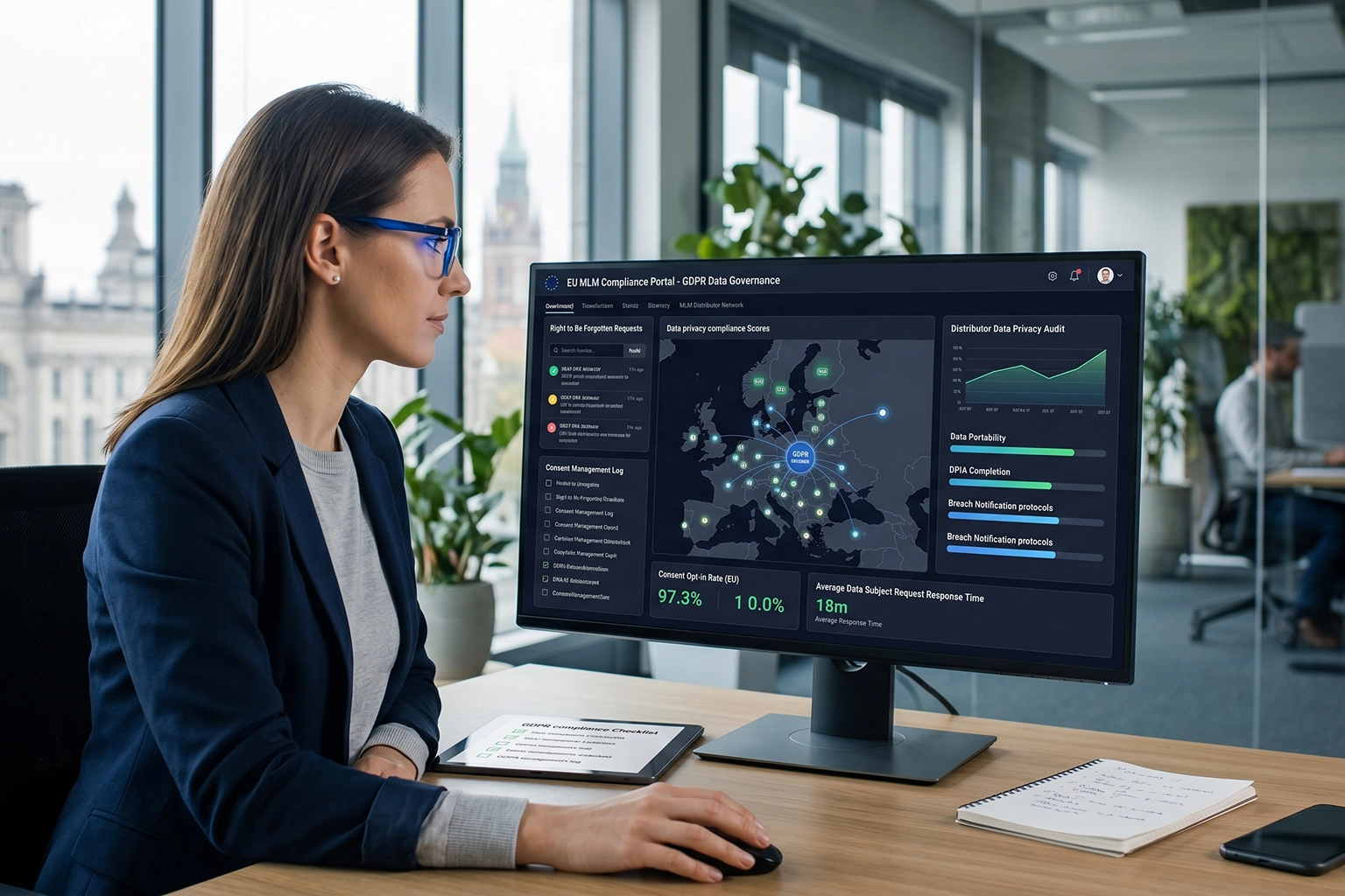 GDPR compliance for MLM software
