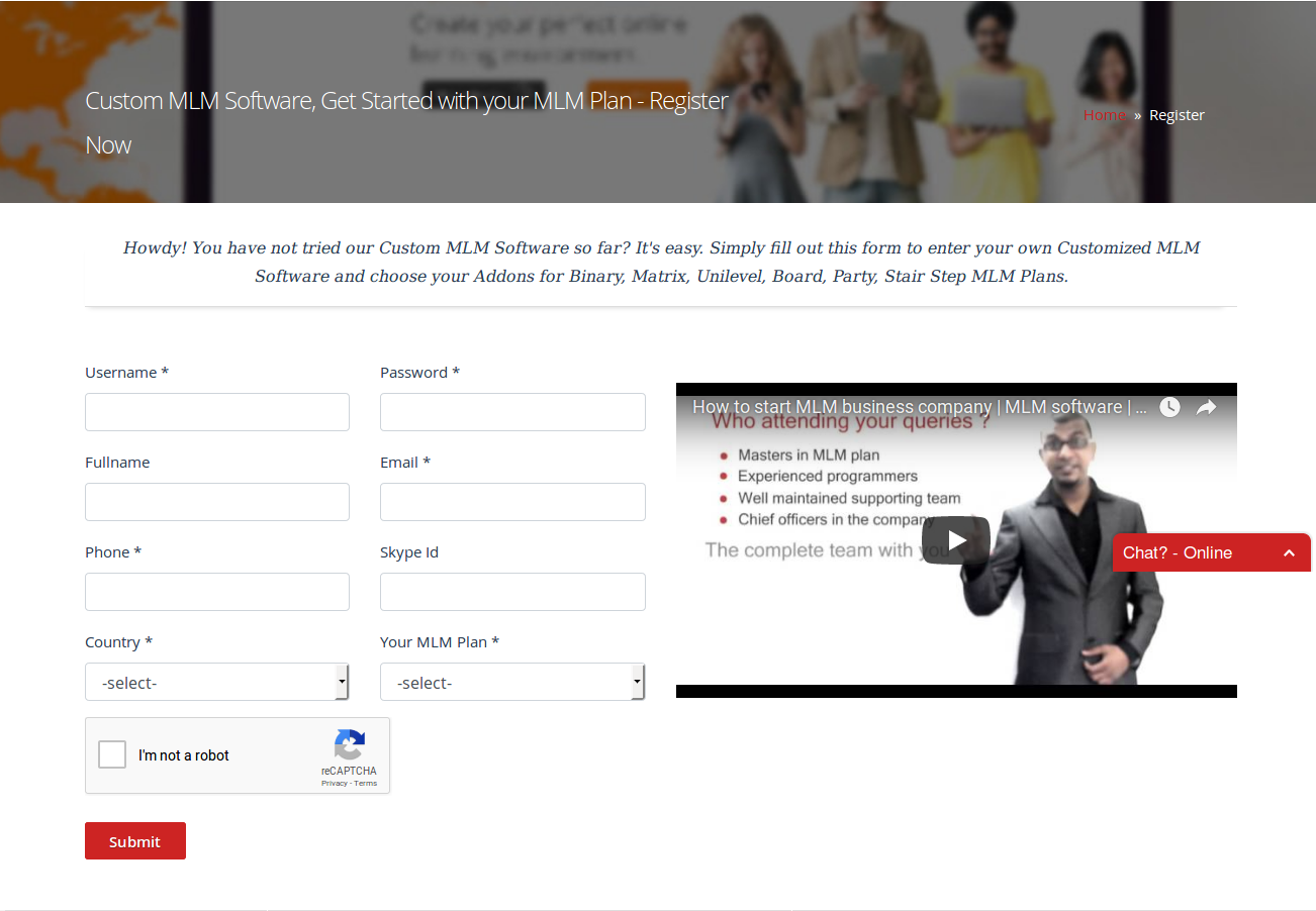 mlm register