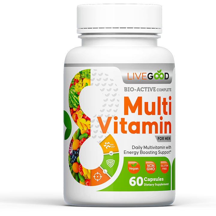 LiveGood Bio-Active Complete Multi-Vitamin for Men