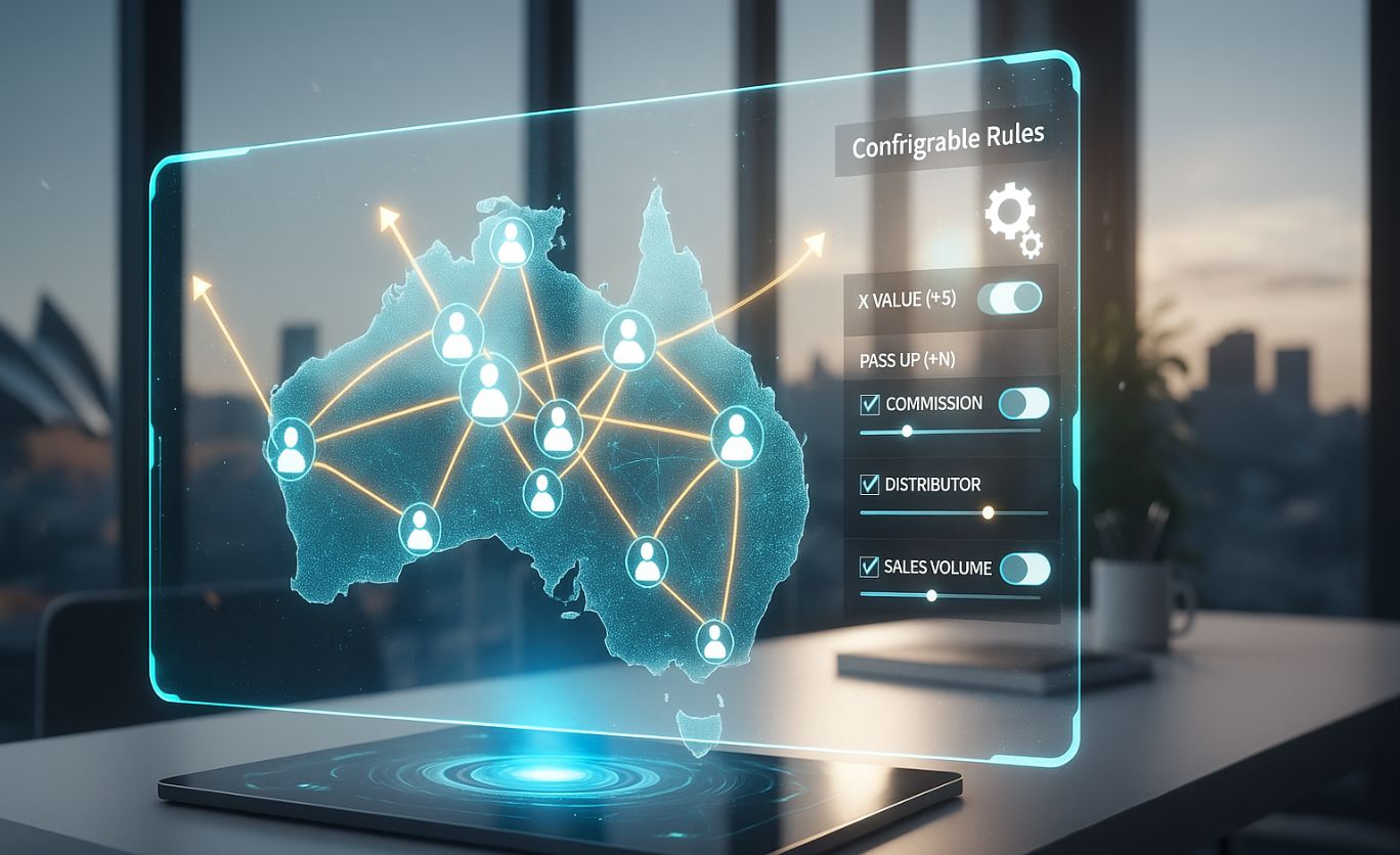 Australian X-Up Plan Software: Configurable Pass-Up Commission Rules
