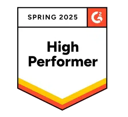 G2 Spring 2025 High Performer badge