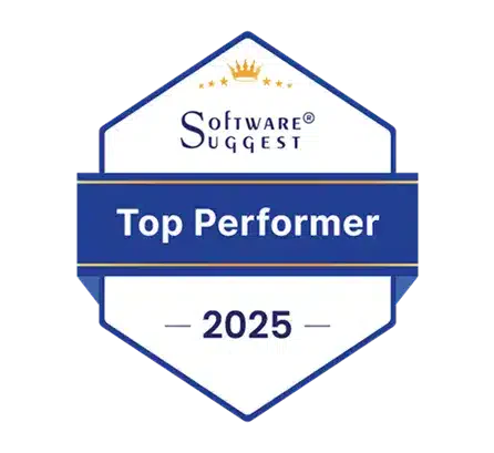 SoftwareSuggest badge 2025