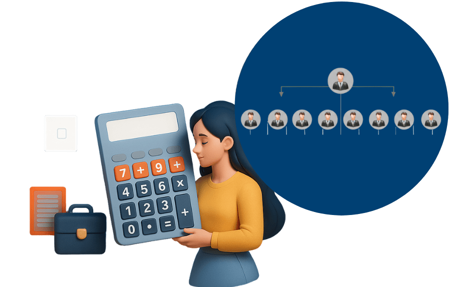 Unilevel MLM Calculator