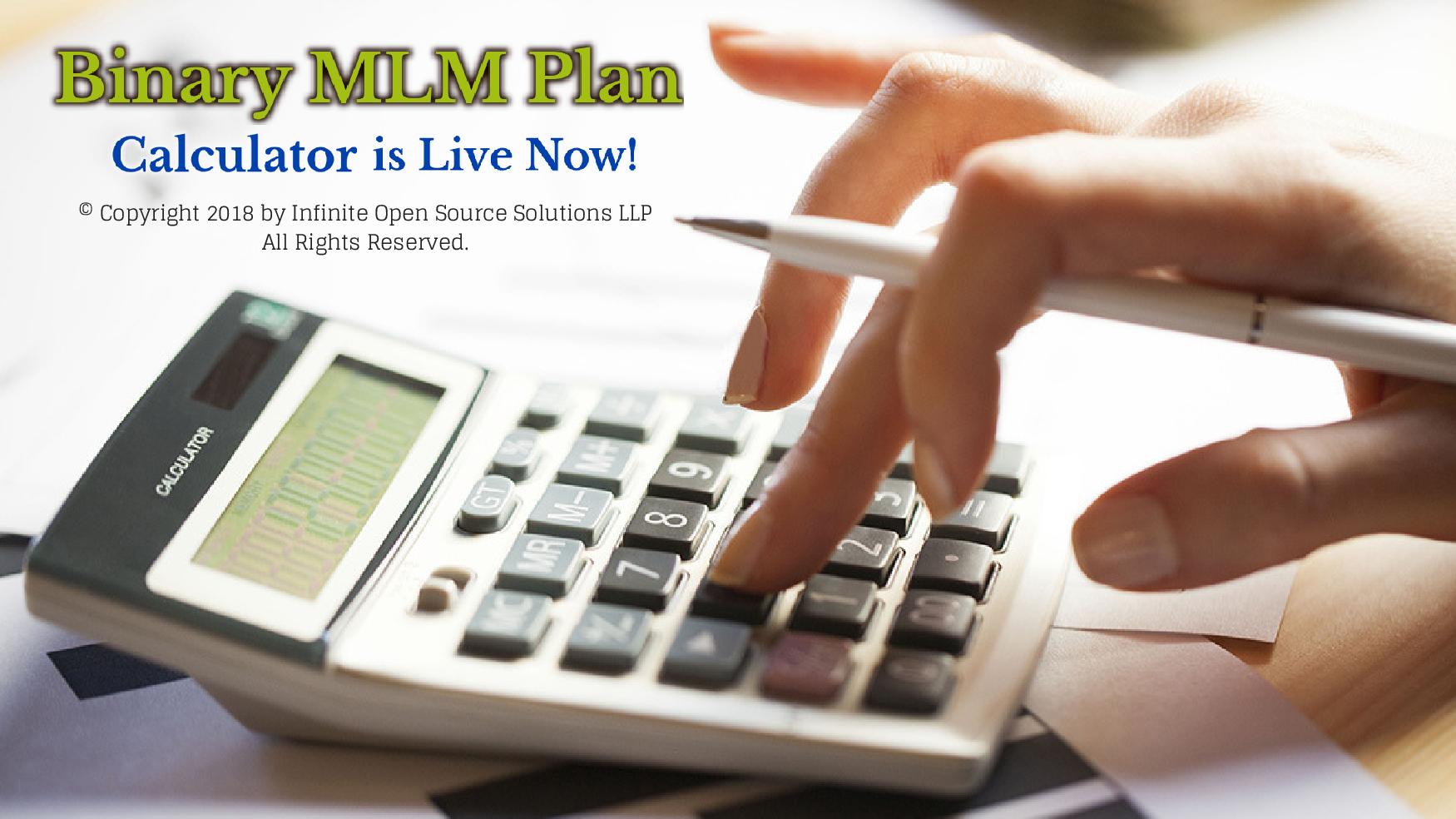 Binary MLM Plan Calculator is Live Now