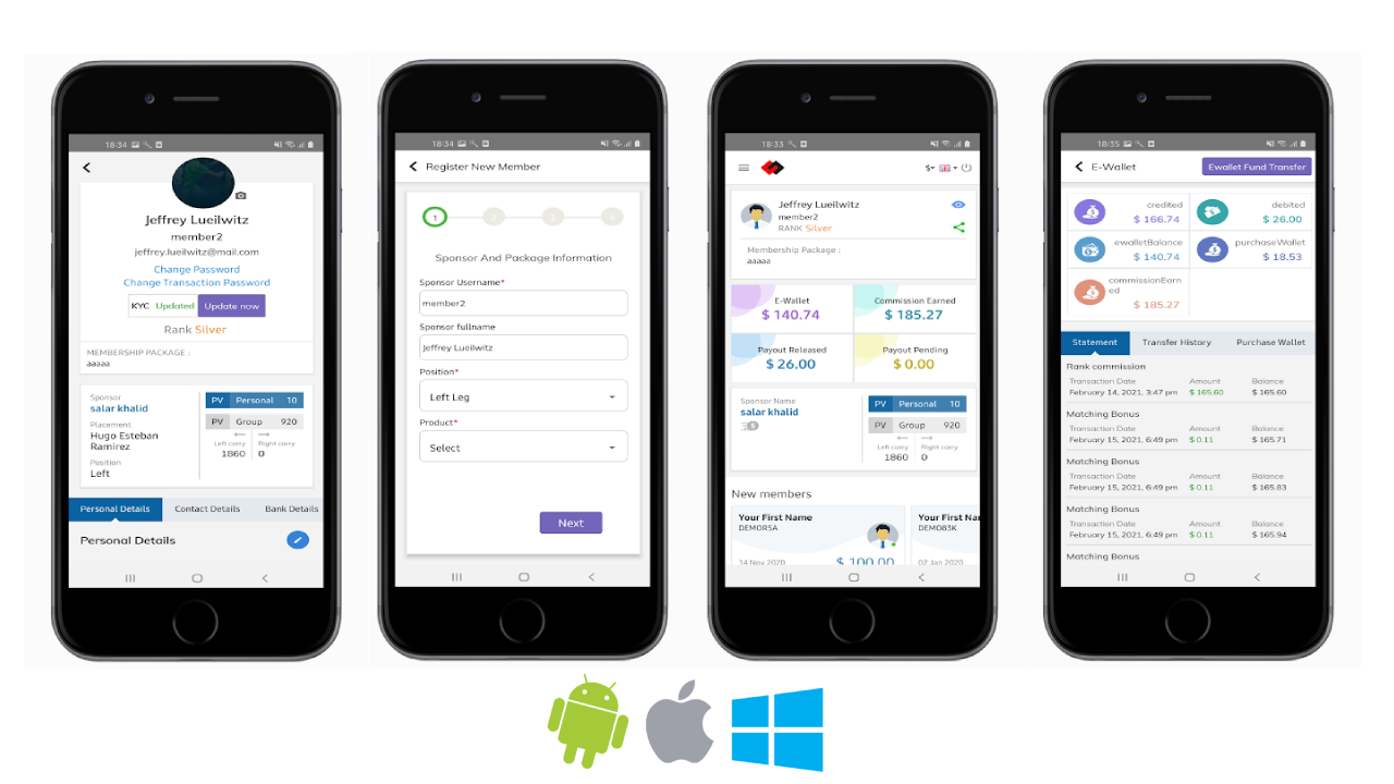 MLM Mobile App