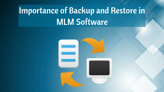 backup and restore in MLM software