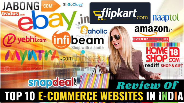 Review of Top 10 E-commerce Websites in India