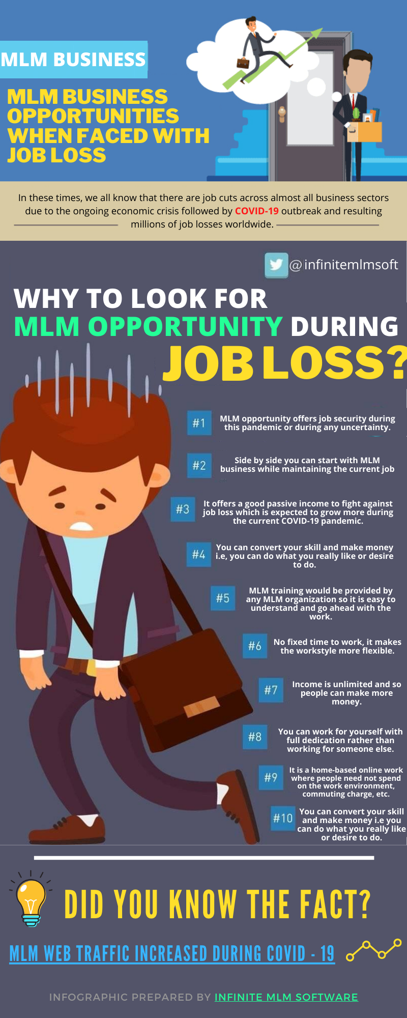 MLM Business OPPORTUNITIES Infographics