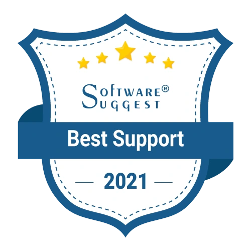 Software Suggest Best Support 2021 Award