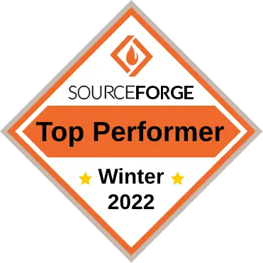 SourceForge Top Performer Winter 2022 Award