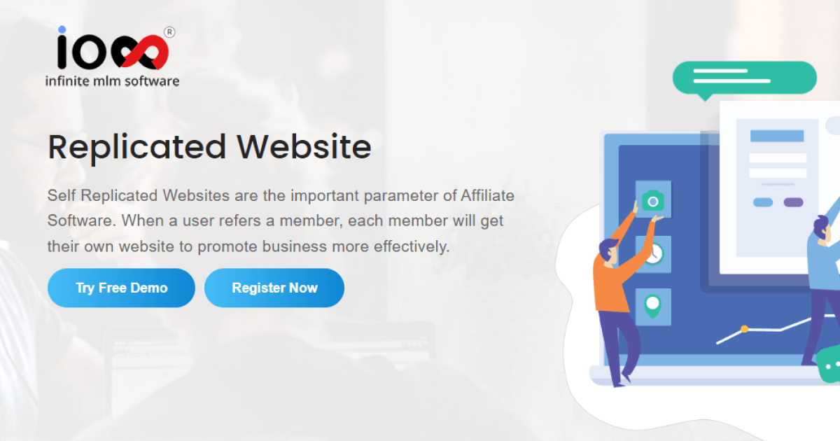 MLM Replicated Website