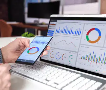 Example of customizable agent performance dashboards