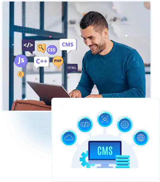 Illustration explaining importance of CMS