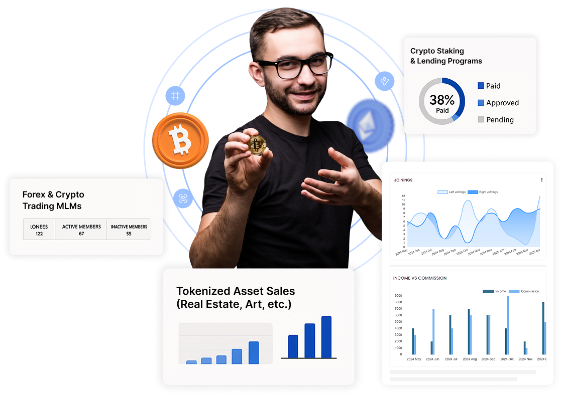 Crypto MLM Dashboard