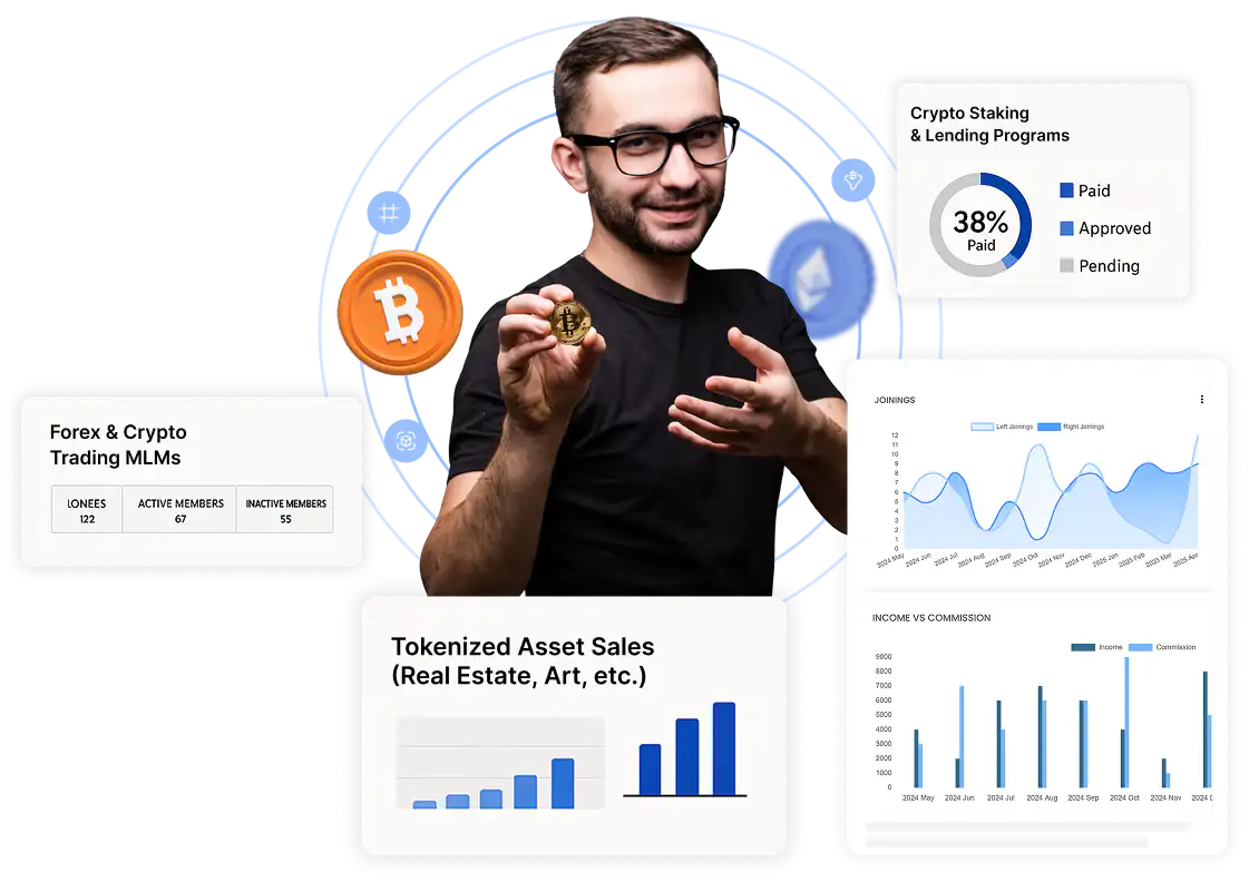 Crypto MLM Dashboard