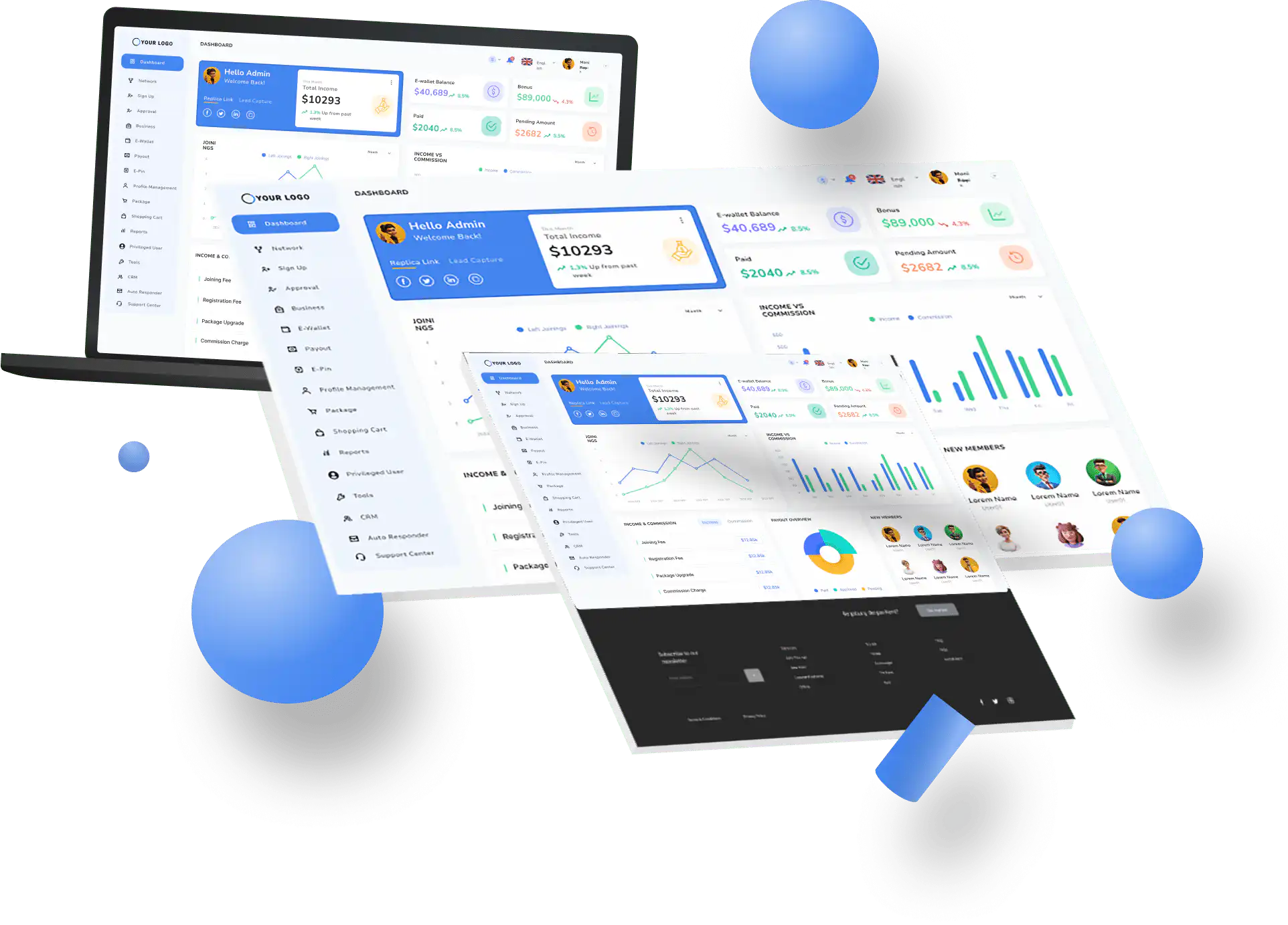 Crypto MLM Dashboard
