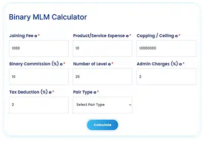 Binary Mlm Calculator